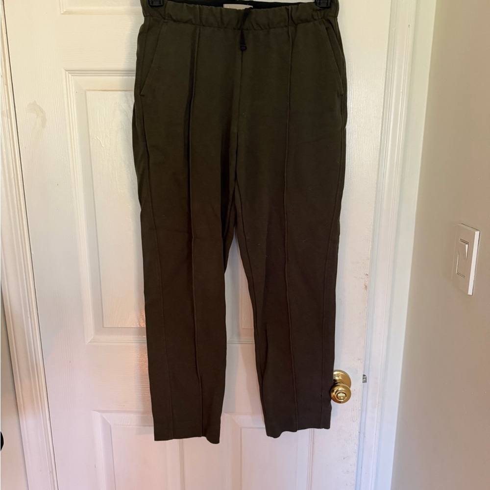 Women’s Everlane Olive Green Casual Drawstring Pants
